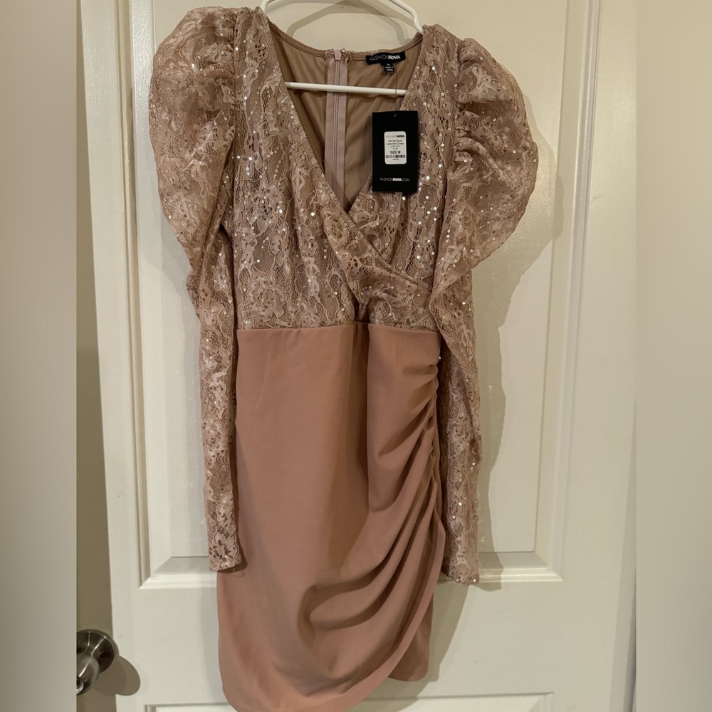 Fashion Nova Lace Mini Dress| Size M| NWT